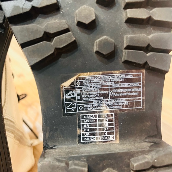 Forever 21 white combat boots Martan style size 6 - Picture 7 of 9